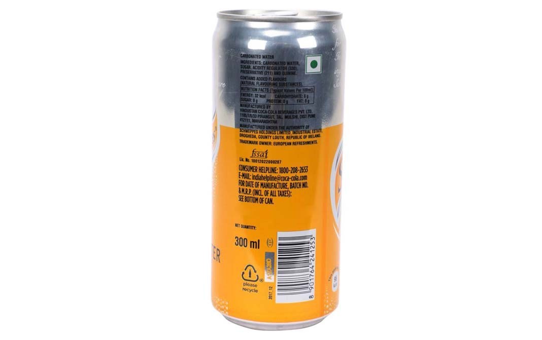 Schweppes Indian Tonic Water    Tin  300 millilitre